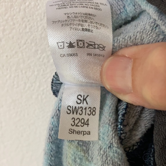 SHERPA Floral Zip Up Jacket Womens Size S - Picture 14 of 15